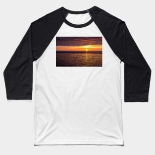 Sunset over the Baltic sea Baseball T-Shirt